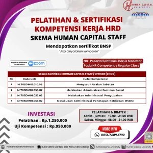 Sertifikasi HRD Staff