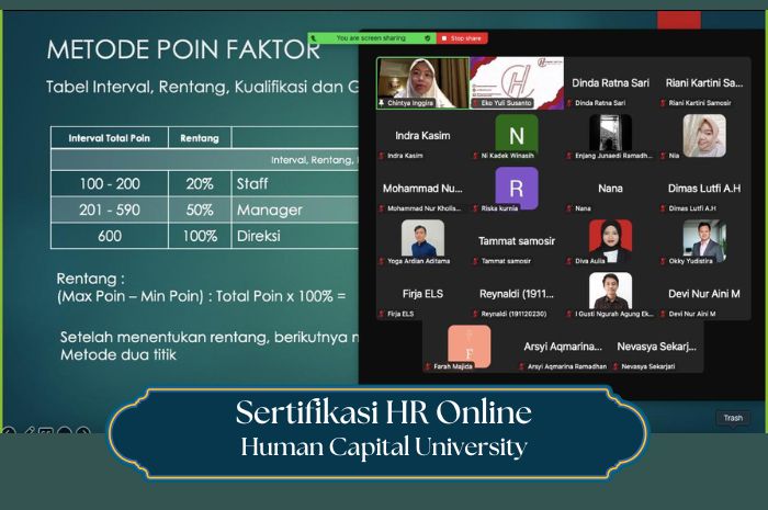 Sertifikasi HR Online Investasi Jangka Panjang Upgrade Value