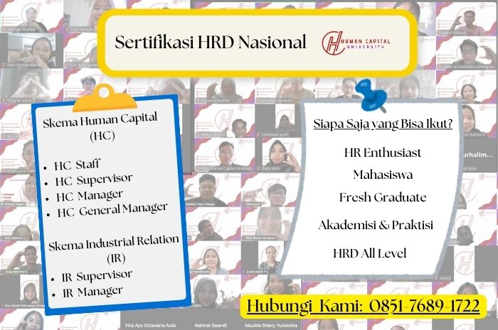 Ikuti Sertifikasi HRD Nasional dan buktikan kompetensi Anda secara sah