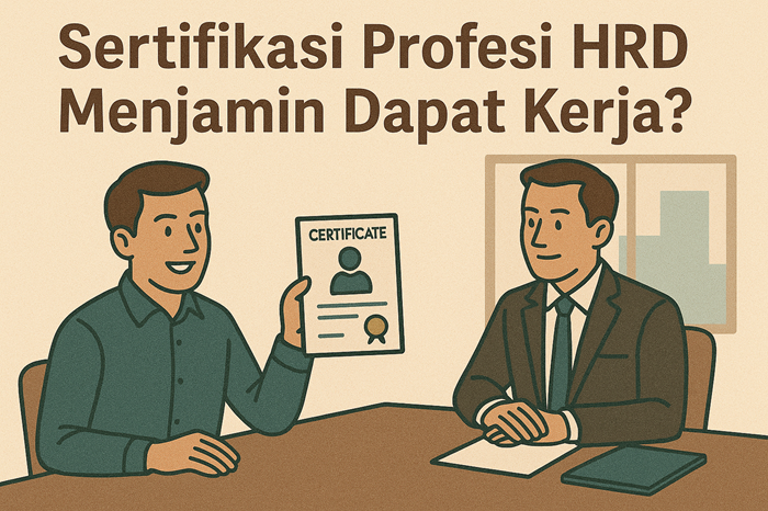 Sertifikasi Profesi HRD menunjang kompetensi pencari kerja di bidang SDM