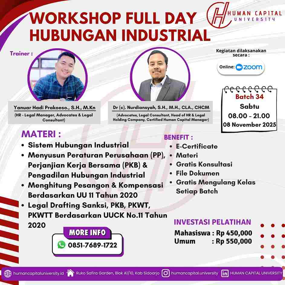 Workshop Hubungan Industrial
