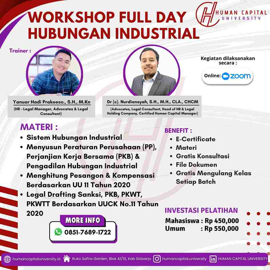 Workshop Hubungan Industrial