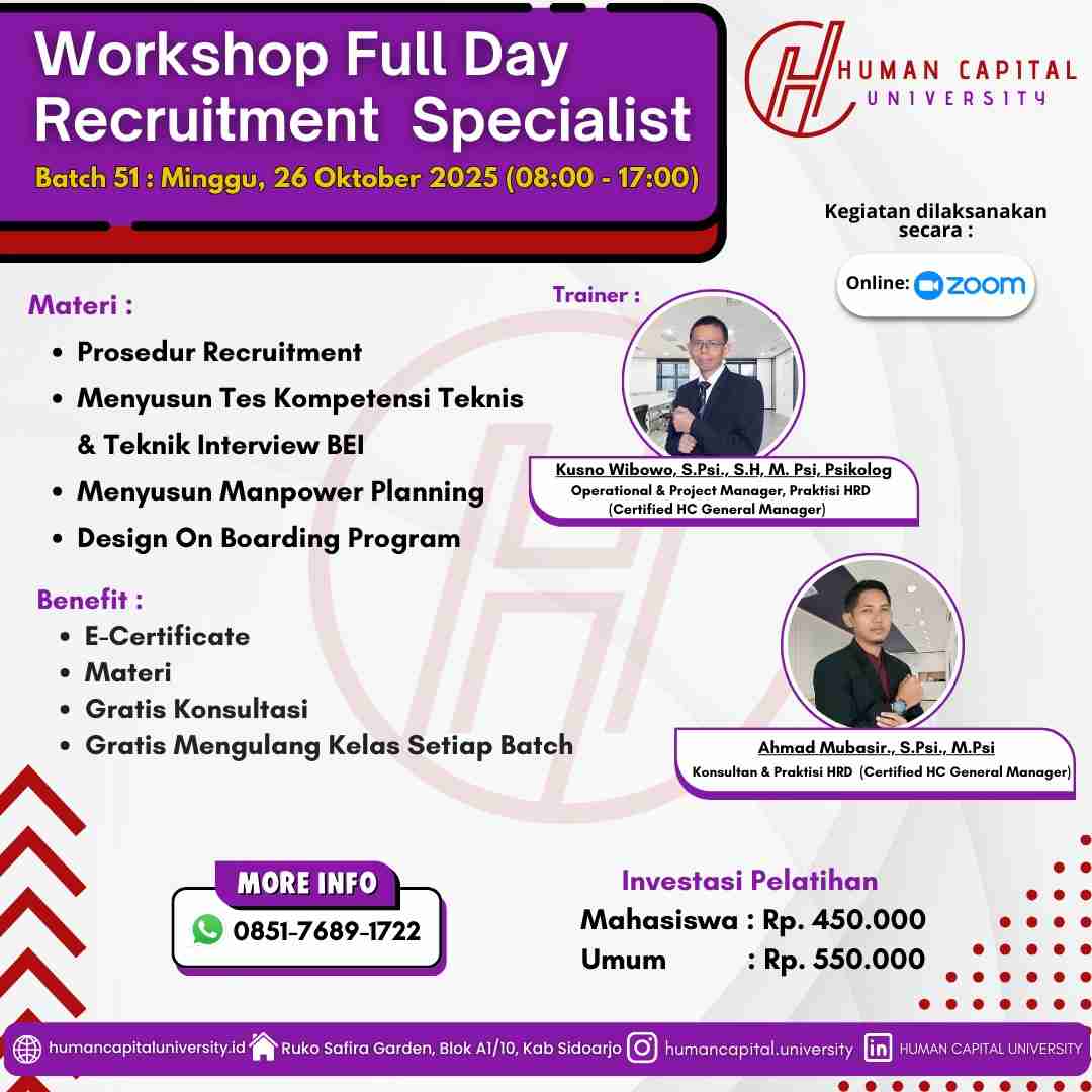 Workshop Recruitment