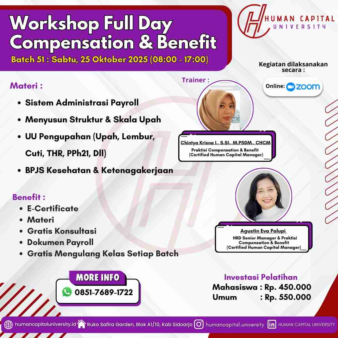 Workshop Compensation & Benefit