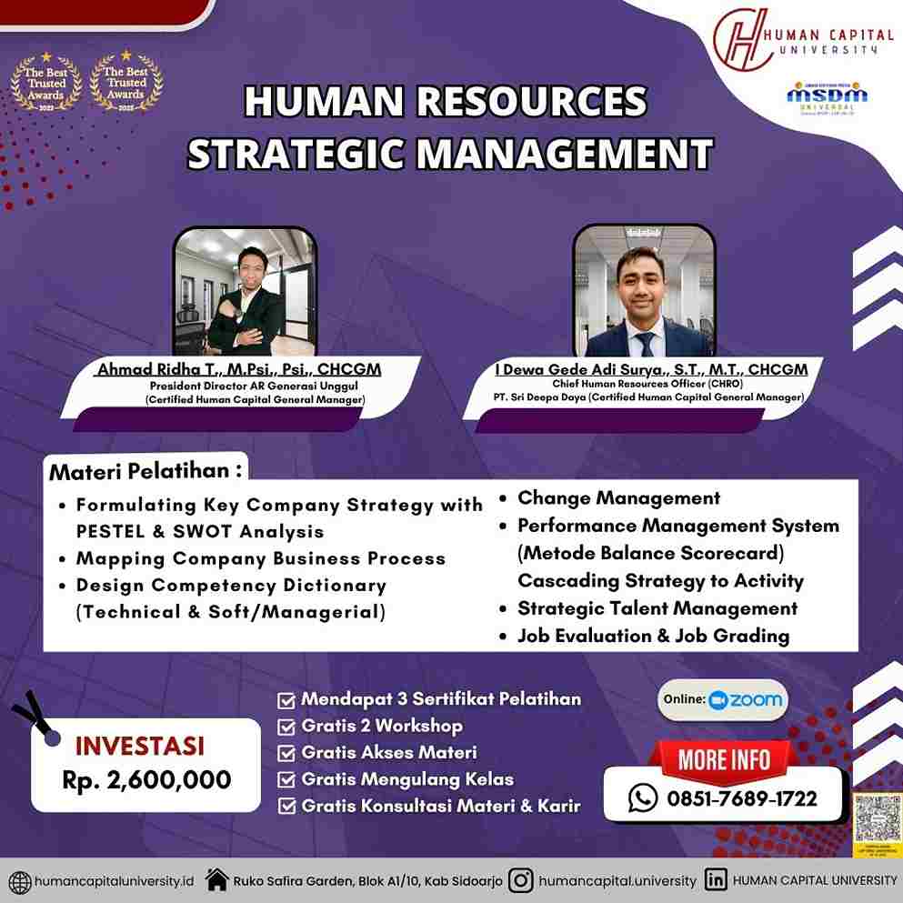 Pelatihan HRD Manager