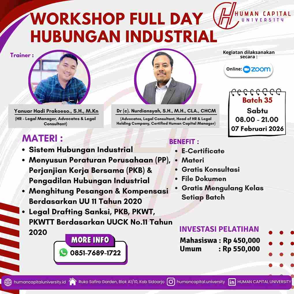 Pelatihan Hubungan Industrial