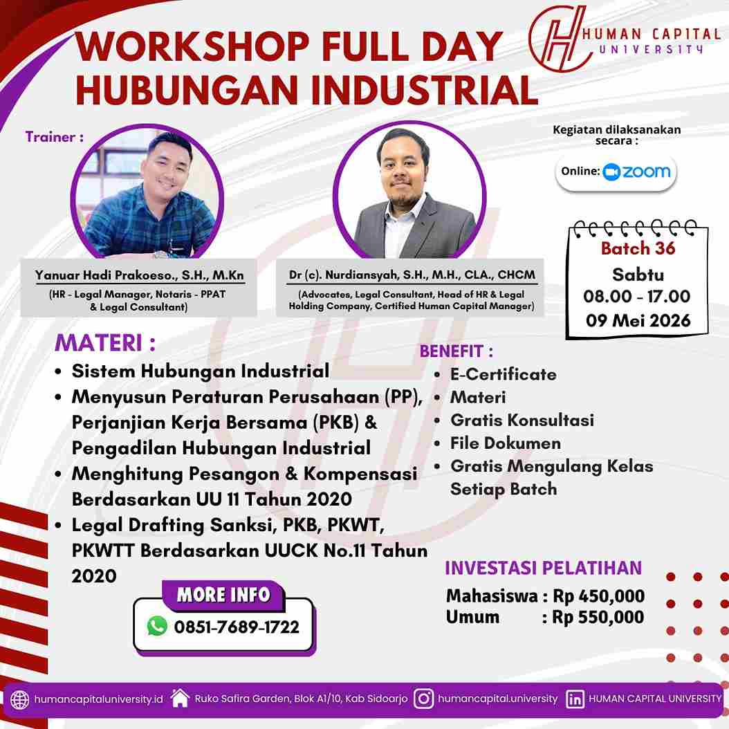 Pelatihan Hubungan Industrial