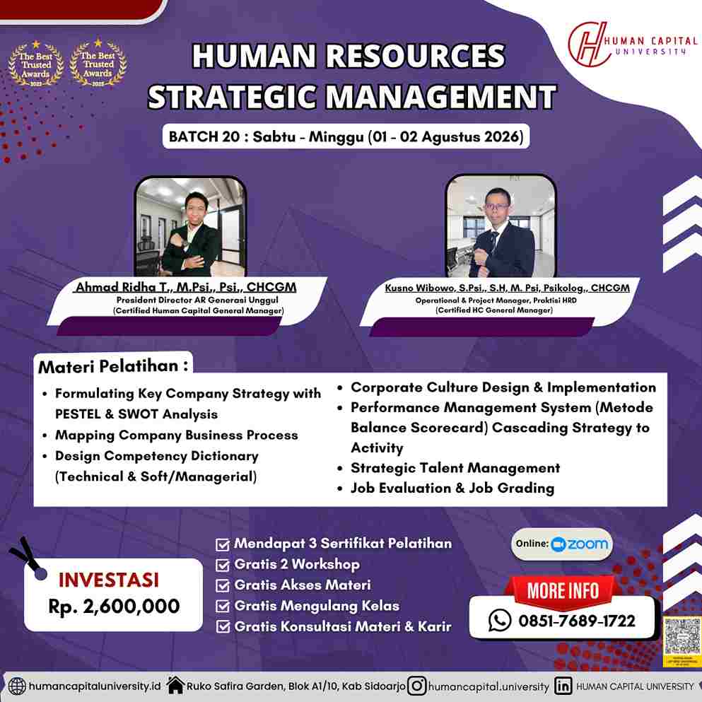 Pelatihan HRD Online