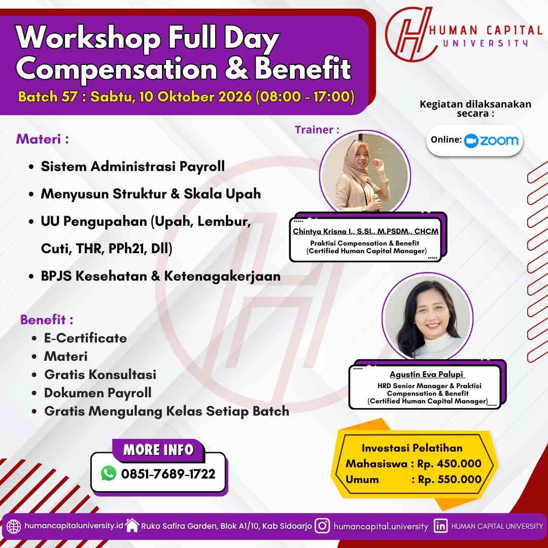 Pelatihan Payroll Bersertifikat