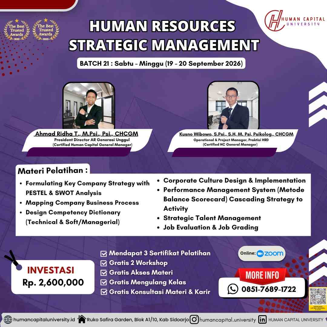 Pelatihan HRD Online