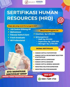 Sertifikasi HR Online BNSP Human Capital University