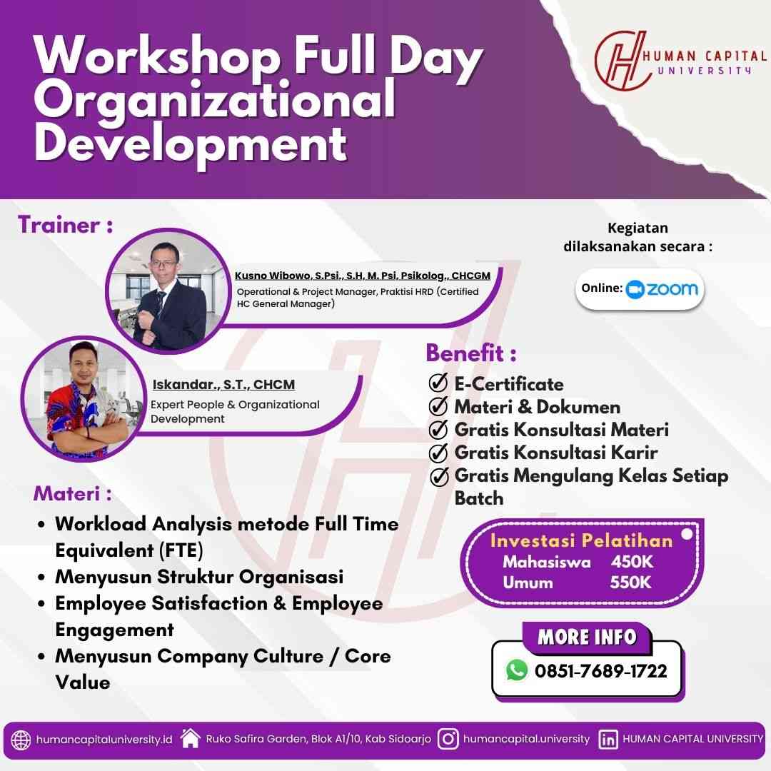 Workshop Organizational Development