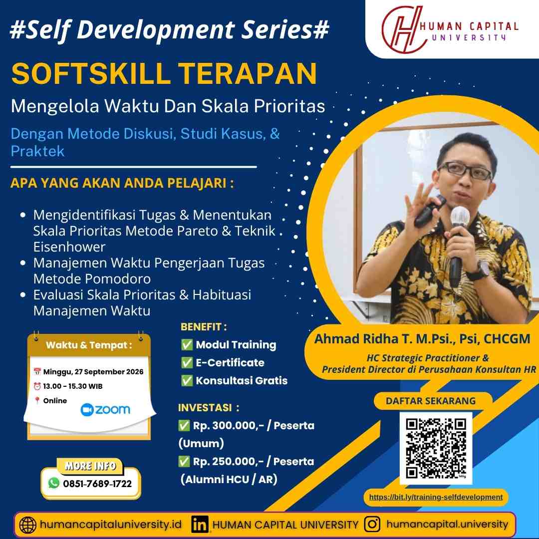 Pelatihan Soft Skill Time Management
